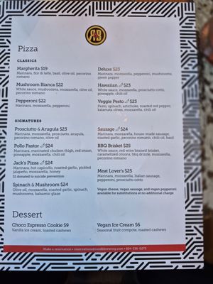 Menu photo 1 R&B Brewing Vancouver, BC Menu photo 1 R&B Brewing Vancouver, BC