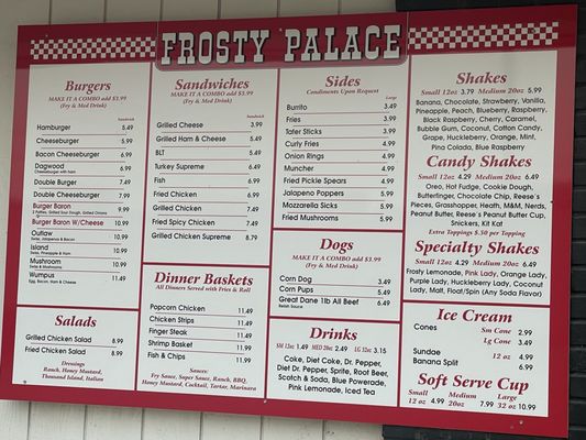 Menu photo 1 Frosty Palace Homedale, ID Menu photo 1 Frosty Palace Homedale, ID