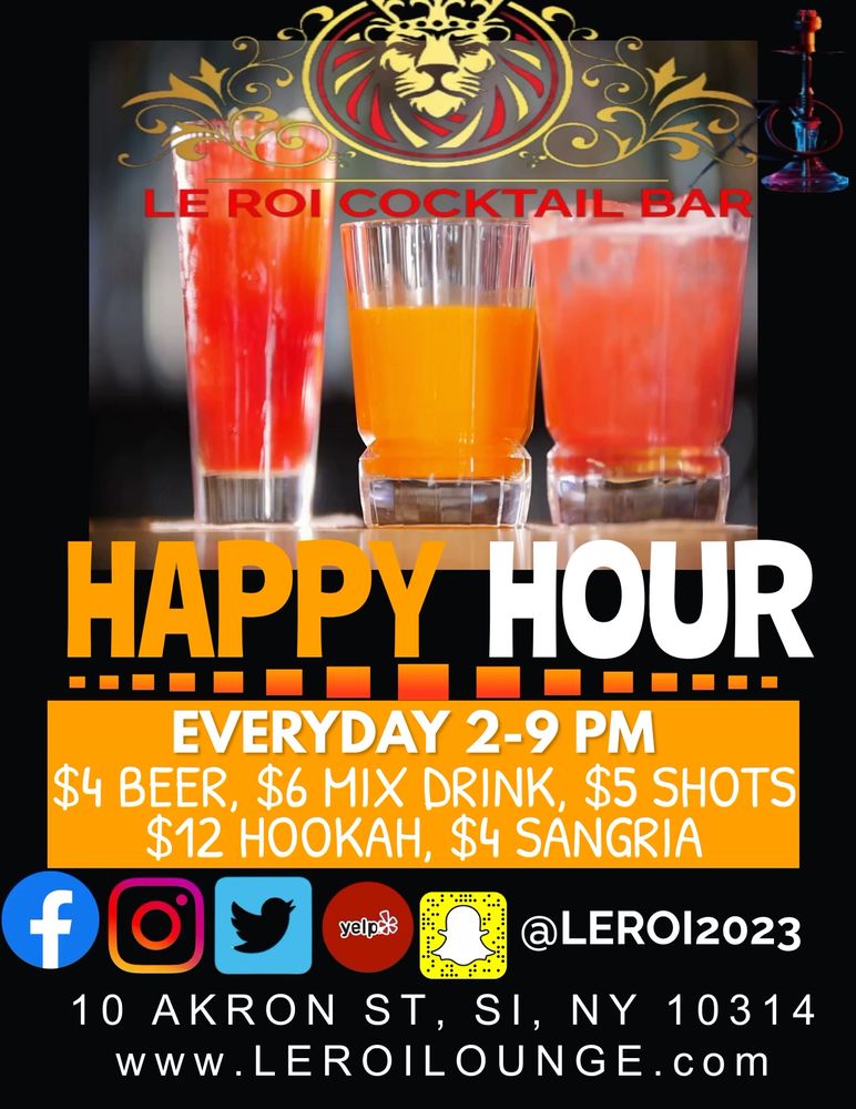 Social spots from Le Roi Hookah lounge & bar
