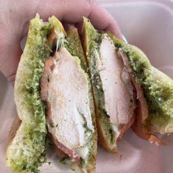 Nashoba Valley Winery - Yummy Grilled Chicken & Pesto Sandwich - Wineries Near Me - Bolton, Massachusetts