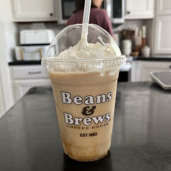 Beans & Brews Coffee House - Delicious Frappe... they're great especially when they send you a coupon for a free drink. That's a company that cares about the customer. - Coffee & Tea Near Me - Layton, Utah