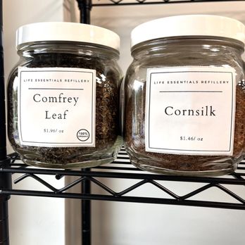 Life Essentials Refillery - Comfrey Leaf C/S Cert. Org. Cornsilk - Grocery Near Me - Tampa, Florida Life Essentials Refillery - Comfrey Leaf C/S Cert. Org. Cornsilk - Grocery Near Me - Tampa, Florida