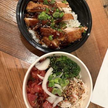Ai Pono Café - Ahi Poke Bowl (Shoyu or Spicy) and Chicken Teriyaki - Hawaiian Near Me - Las Vegas, Nevada