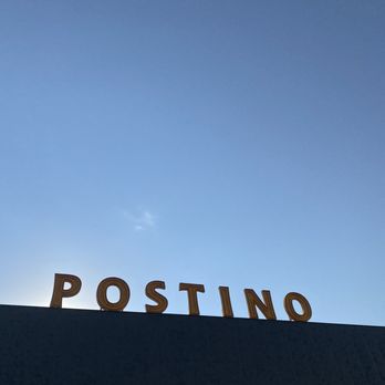 Postino Grant - Front sign, even cooler at night! - Wine Bars Near Me - Tucson, Arizona
