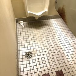 Shea Medical Center - Men's Room at 5200 4th Fl. Time for a facelift ()?