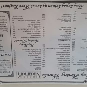Hapag Vicentico's - Menu - Filipino Near Me - Cabanatuan City, NUE