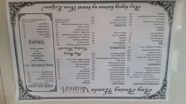 Menu photo 4 Hapag Vicentico's Cabanatuan City, NUE