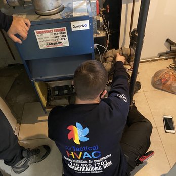 Air Tactical HVAC Services - George fixing my heating system with his assistant nameless - Heating & Air Conditioning/HVAC Near Me - Queens, New York Air Tactical HVAC Services - George fixing my heating system with his assistant nameless - Heating & Air Conditioning/HVAC Near Me - Queens, New York