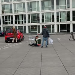 REWE - Parkdeck von REWE ! Dreharbeiten für VOX