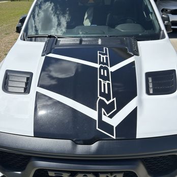 A1 Signs - Rebel hood graphic. - Vehicle Wraps Near Me - Conway, South Carolina A1 Signs - Rebel hood graphic. - Vehicle Wraps Near Me - Conway, South Carolina