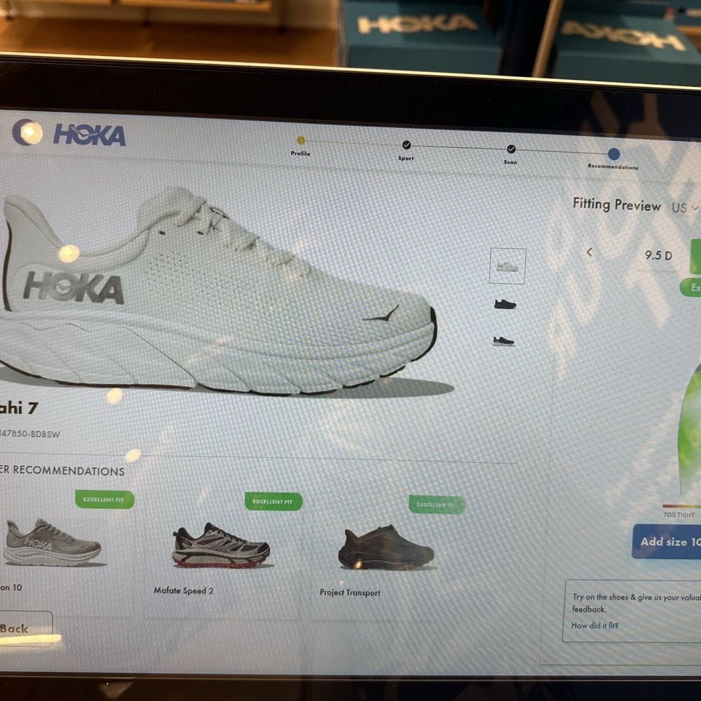 Hoka - Special machine scans your foot to suggest - Shoe Stores Near Me - Las Vegas, Nevada Hoka - Special machine scans your foot to suggest - Shoe Stores Near Me - Las Vegas, Nevada