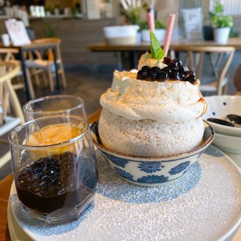 Micha - a plate with a cake and a cup of coffee - Chinese Near Me - Richmond, British Columbia Micha - a plate with a cake and a cup of coffee - Chinese Near Me - Richmond, British Columbia