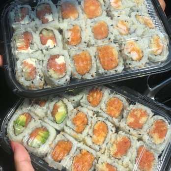 I M Sushi - 75. Philadelphia Roll, 83. Spicy Salmon Roll, 84. Spicy Tuna Roll, 78. Alaska Roll, 88. Spicy Shrimp Roll - Sushi Bars Near Me - Newport, Rhode Island