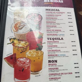 Restaurante Sabina - Menu (as of 3/29/26) - Seafood Near Me - Ensenada, BCN Restaurante Sabina - Menu (as of 3/29/26) - Seafood Near Me - Ensenada, BCN