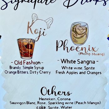 Dapper Bartenders - Signature drinks sign - Bartenders Near Me Dapper Bartenders - Signature drinks sign - Bartenders Near Me