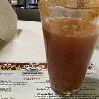 Crab Corner - Michelada with Old Bay Lager - Seafood Near Me - Las Vegas, Nevada