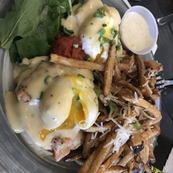 Thyme on Section - Salmon Benedict - New American Near Me - Fairhope, Alabama Thyme on Section - Salmon Benedict - New American Near Me - Fairhope, Alabama