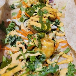 The Namaste Shrimp is phenomenal. I ordered it in wrap form. The Namaste Shrimp is phenomenal. I ordered it in wrap form.