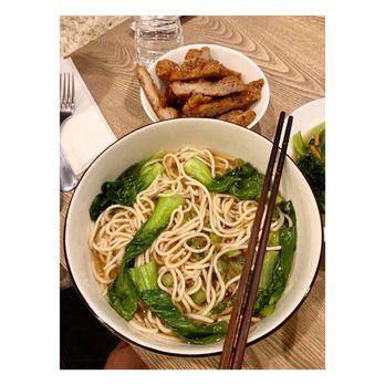 Kitchen 95 - Boneless Porkchop Noodle soup - Asian Fusion Near Me - Overland, Missouri