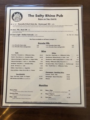 Menu photo 4 The Salty Rhino Pub West Linn, OR Menu photo 4 The Salty Rhino Pub West Linn, OR