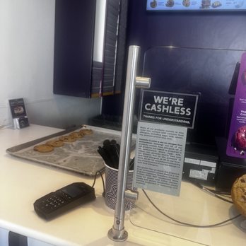 Insomnia Cookies - Cookies left on counter by workers while they were in the back. - Desserts Near Me - Atlanta, Georgia