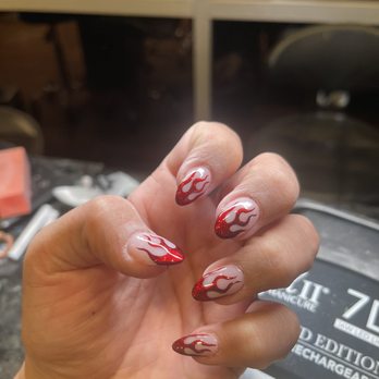 Enjoy Nails & Spa - Chrome Flame SNS - Nail Salons Near Me - Austin, Texas Enjoy Nails & Spa - Chrome Flame SNS - Nail Salons Near Me - Austin, Texas