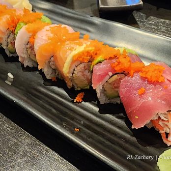 Wasabi Bistro - Rainbow roll - Japanese Near Me - Livermore, California