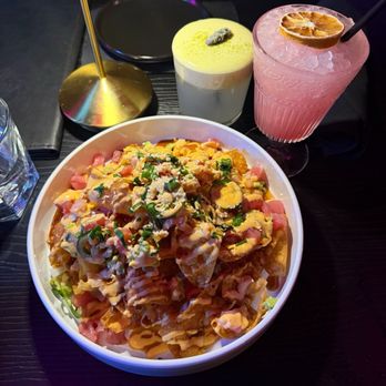 After Hours - Poke Nachos, Matcha 75, and the La Fresa! - Speakeasies Near Me - Palm Springs, California After Hours - Poke Nachos, Matcha 75, and the La Fresa! - Speakeasies Near Me - Palm Springs, California
