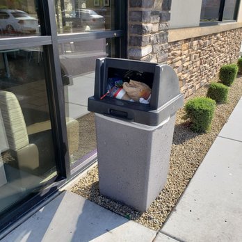 Burger King - Their trash can was over full at 9am. - Burgers Near Me - Wickenburg, Arizona