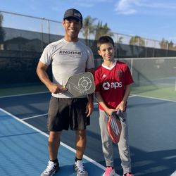 Win Win Pickleball - Coach Cuong and my son
