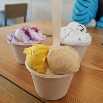 FoMu - The malted cookie dough and mango habanero - Ice Cream & Frozen Yogurt Near Me - Boston, Massachusetts