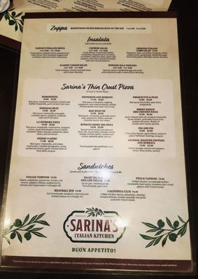 Menu photo 3 Sarina's Italian Restaurant Salem, OR Menu photo 3 Sarina's Italian Restaurant Salem, OR