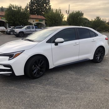 Tint World - My Toyota Corolla, SE, after being tinted, totally awesome!!!! - Car Window Tinting Near Me - Agoura Hills, California Tint World - My Toyota Corolla, SE, after being tinted, totally awesome!!!! - Car Window Tinting Near Me - Agoura Hills, California