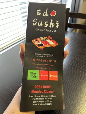 Menu photo 1 EDO Sushi Lynbrook, NY