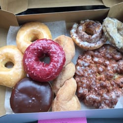 The glazed were fresh out of the oven!!