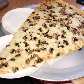 Pizza Barn - Mushroom super slice!! It was delicious!! ($28) - Pizza Near Me - Yonkers, New York