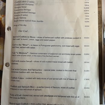 Restaurante Laurentina - First page of menu - Portuguese Near Me - Lisbon, 11