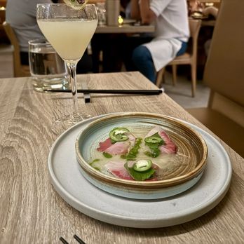 Domodomo Ko - Hamachi Crudo - exquisite! - Japanese Near Me - Dallas, Texas Domodomo Ko - Hamachi Crudo - exquisite! - Japanese Near Me - Dallas, Texas