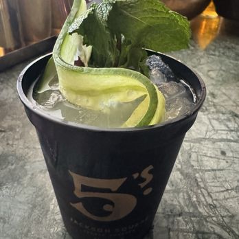 Fives - Refreshing cucumber and mint - Cocktail Bars Near Me - New Orleans, Louisiana