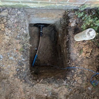 Calix Plumbing - new connection in front of house - Plumbing Near Me - Woodbridge, Virginia