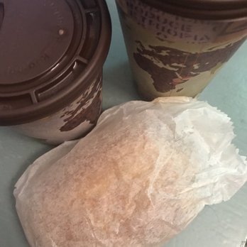 Tudor Cafe - Chocolate Croissant Large Hot Coffee - Cafes Near Me - New York, New York
