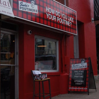 Smoke's Poutinerie - Opening day - October 31, 2011. - Fast Food Near Me - Halifax, Nova Scotia Smoke's Poutinerie - Opening day - October 31, 2011. - Fast Food Near Me - Halifax, Nova Scotia