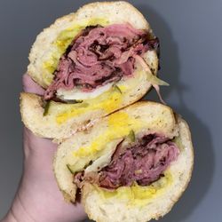 All About the Bread - Hot Pastrami Sandwich