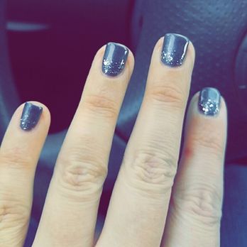 Mani Pedi Spa - Ombre Sparkle for some holiday dazzle. - Nail Salons Near Me - Jacksonville, Florida