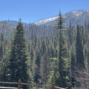 Lochsa Lodge - View from the back of the Lodge - Resorts Near Me - Lolo, Montana