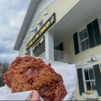 The Store at Five Corners - The Toffee Butter cookie with the historic building in the background.  Sheer Paradise. - Bakeries Near Me - Williamstown, Massachusetts