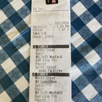 Firehouse Subs - Order receipt - Sandwiches Near Me - Fremont, California Firehouse Subs - Order receipt - Sandwiches Near Me - Fremont, California