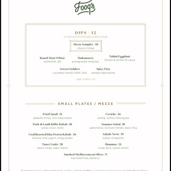 Fooq's - Fooq's Dinner Menu - Mediterranean Near Me - Miami, Florida Fooq's - Fooq's Dinner Menu - Mediterranean Near Me - Miami, Florida