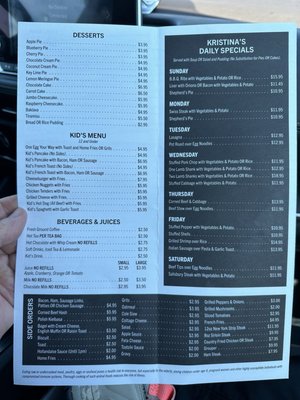 Menu photo 3 Kristina's Cafe Saint Petersburg, FL Menu photo 3 Kristina's Cafe Saint Petersburg, FL