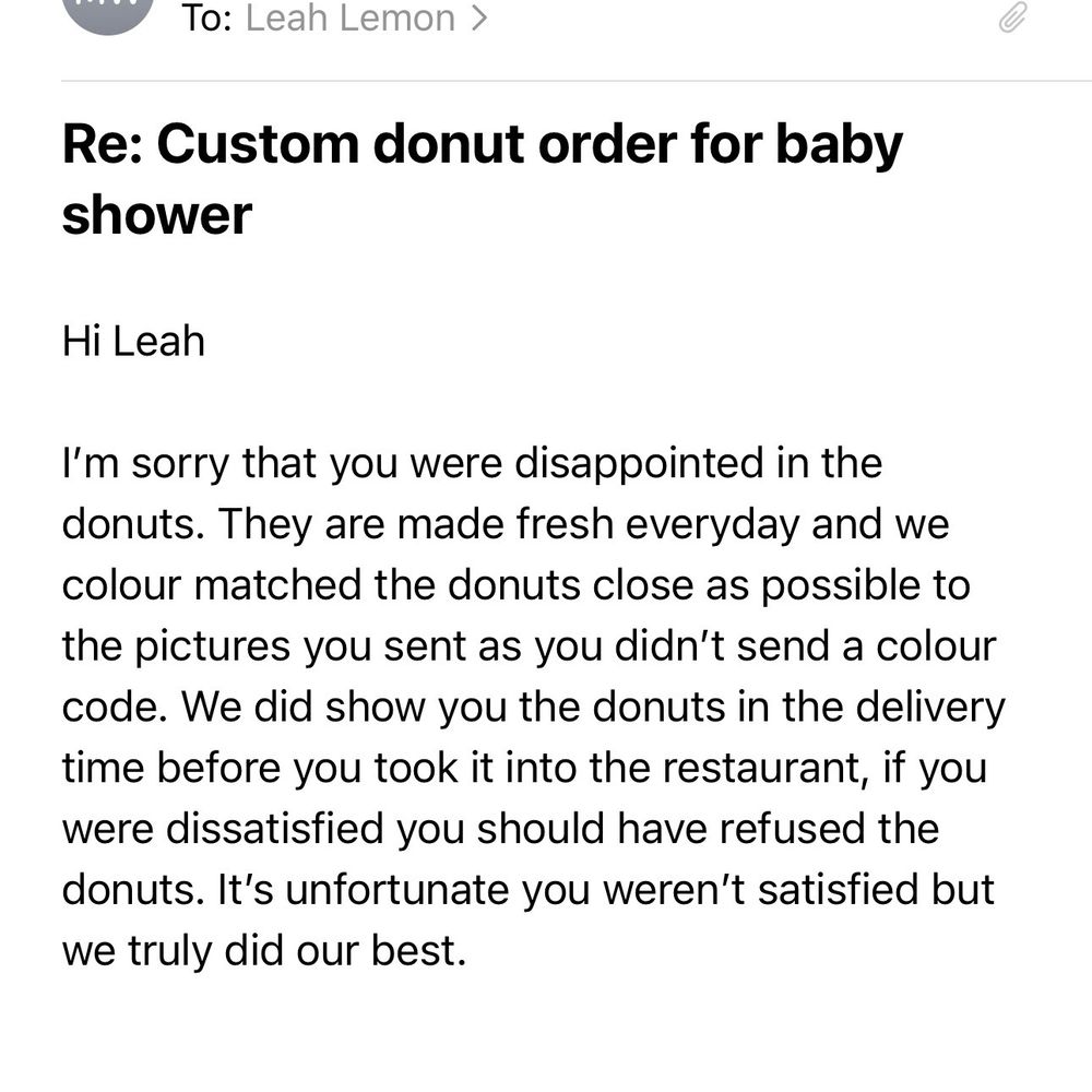 Maverick's Donut Company - Screenshots of our conversation - Coffee & Tea Near Me - Toronto, Ontario Maverick's Donut Company - Screenshots of our conversation - Coffee & Tea Near Me - Toronto, Ontario